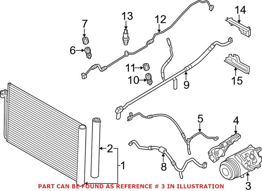 BMW A/C Compressor (New) 64529399060